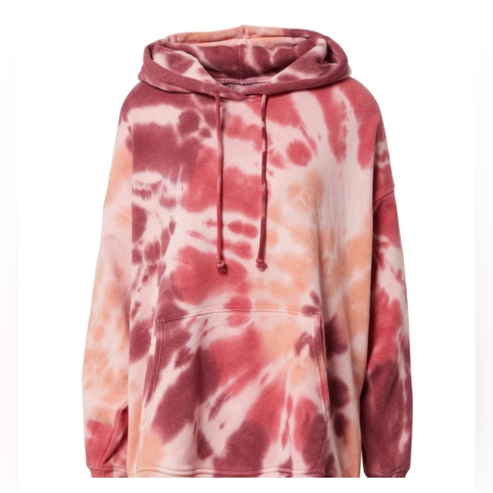 American Eagle Tie-Dye Hooded Sweater